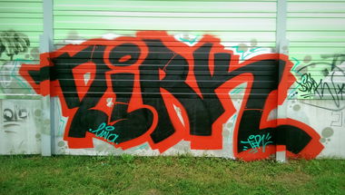 Graffiti Wall in Warsaw - Photo by DirkOne - Dirk, TFR (2016)