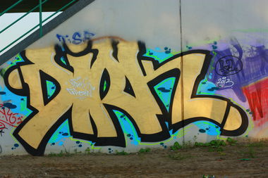 Graffiti Wall in Warsaw - Photo by DirkOne - Dirk, TFR (2013)