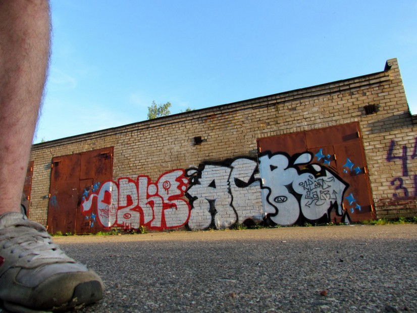 Graffiti Bombing in Navapolatsk - Photo by Dirs - 02KS, ACR (2013)