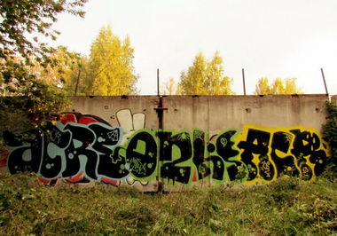 Graffiti Bombing - Photo by Dirs - ACRS, 02KS, ACR
