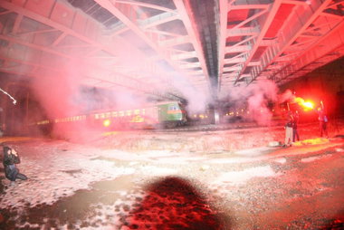 Graffiti Train in Leningrad - Photo by Dirt (2013)