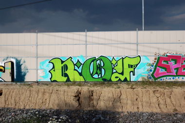 Graffiti Bombing in Saint Petersburg - Photo by Dirt - rof, dirt (2013)