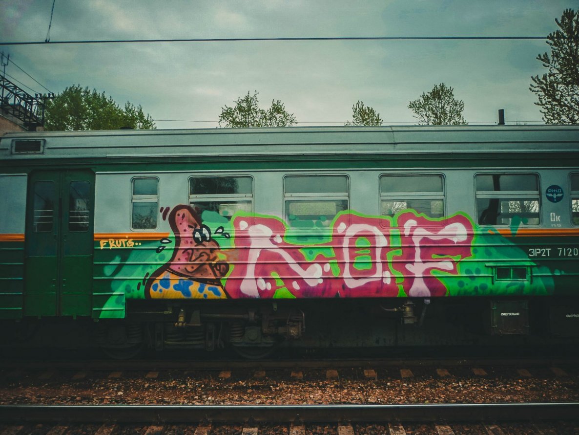 Graffiti Train - Photo by Dirt - rof (2013)