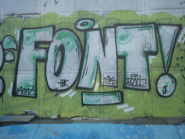 Graffiti Bombing - Photo by Dirty