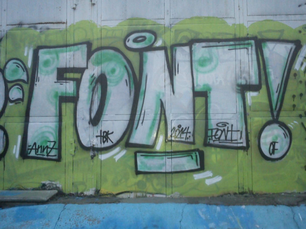 Graffiti Bombing - Photo by Dirty