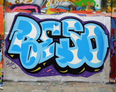 Graffiti Wall - Photo by DirtyMonk - beso, graffiti, vilnius (2015)
