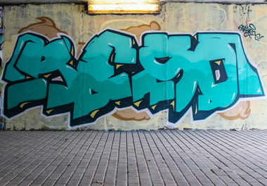 Graffiti Wall - Photo by DirtyMonk - beso, word, vilnius (2014)