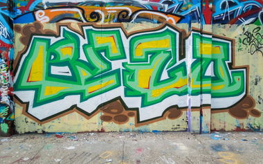 Graffiti Wall - Photo by DirtyMonk - beso, graffiti, vilnius (2014)