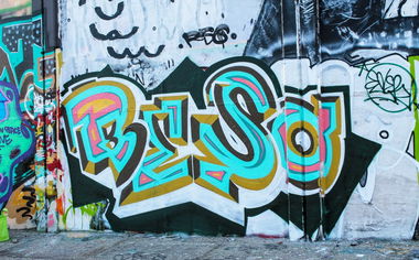 Graffiti Wall - Photo by DirtyMonk - beso, graffiti, vilnius (2014)