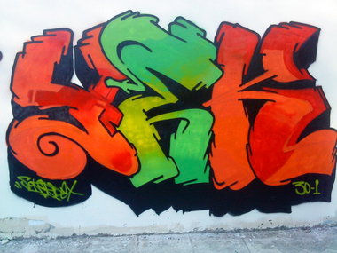 Graffiti Wall in Greece - Photo by DirtyNesk - Nesk, YKS (2013)