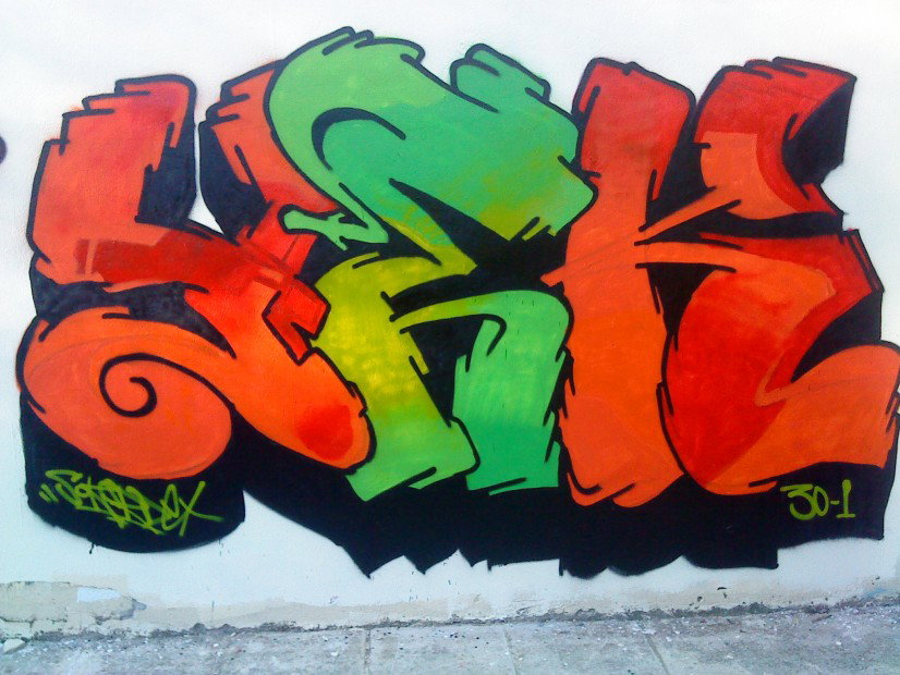 Graffiti Wall in Greece - Photo by DirtyNesk - Nesk, YKS (2013)