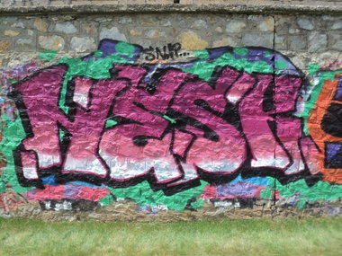 Graffiti Wall in Tripolis - Photo by DirtyNesk - Nesk (2013)