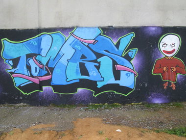 Graffiti Wall in Greece - Photo by DirtyNesk - KWP, NESK-UZI (2013)