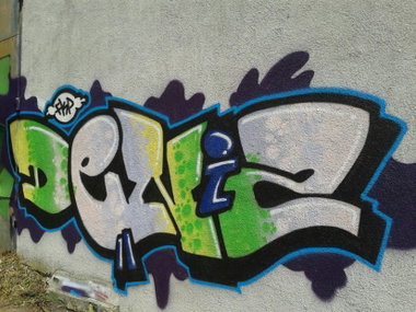 Graffiti Wall in ?ask - Photo by Dirtydesn - jam, colour, denis (2013)