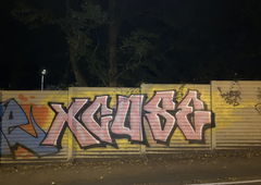 Graffiti Bombing in Solingen - Photo by DisgoPolo - xcuse, imb (2018)