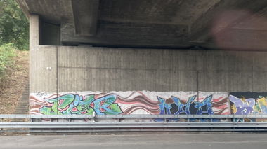 Graffiti Wall in Koeln - Photo by DisgoPolo - pisr, ohr