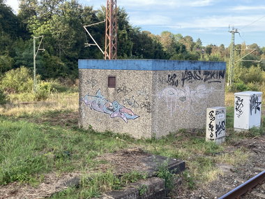 Graffiti Wall in Vohwinkel bf - Photo by DisgoPolo - bield, wuppertal (2004)