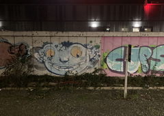 Graffiti Wall in Düsseldorf bilk bf - Photo by DisgoPolo - blueminded, cops