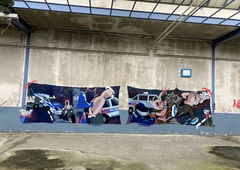 Graffiti Wall - Photo by DisgoPolo - lost, runfromcops, getaway