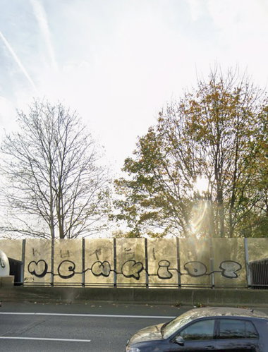 Graffiti Bombing - Photo by DisgoPolo - newkidz, wuppertal