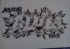 Graffiti Sketch - Photo by Djamaikata