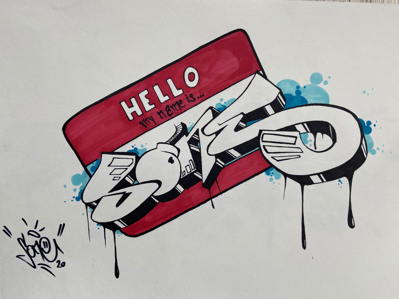 Graffiti Sketch - Photo by Dkaraula