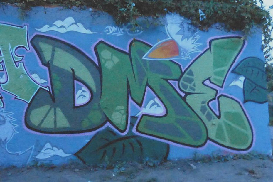 Graffiti Wall in Gelsenkirchen - Photo by Dmes45 (2013)