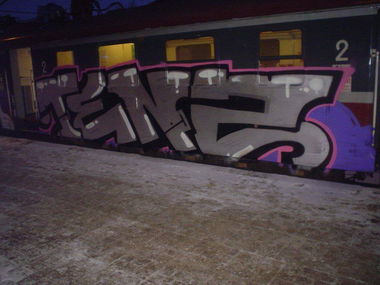 Graffiti Train - Photo by Dobraidelo