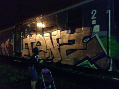 Graffiti Train - Photo by Dobraidelo