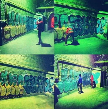 Graffiti Wall - Photo by Dobro