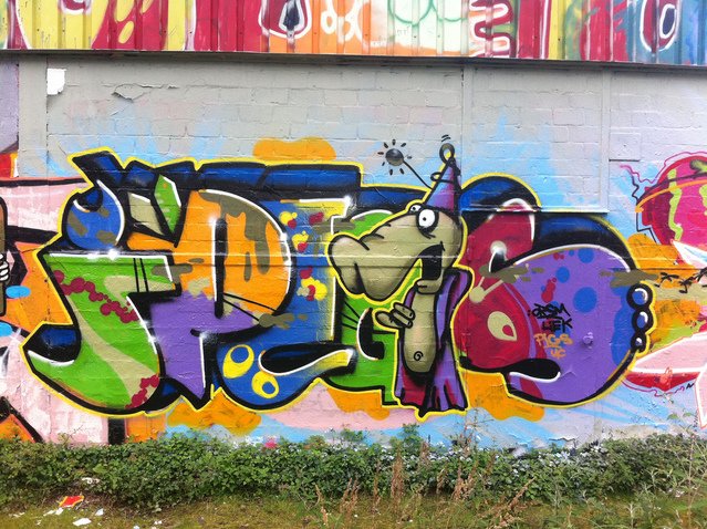 Graffiti Wall in Dusseldorf - Photo by Doedelup - Orsm, jpeg