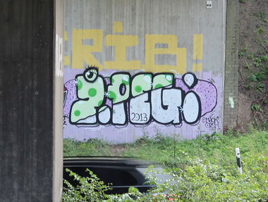 Graffiti Wall in Dusseldorf - Photo by Doedelup - jpeg