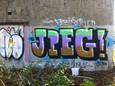 Graffiti Wall in Dusseldorf - Photo by Doedelup - jpeg