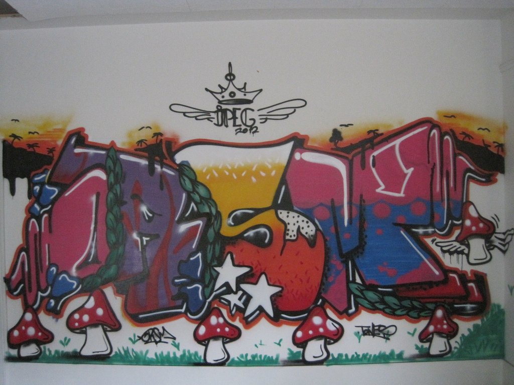 Graffiti Wall in Dusseldorf - Photo by Doedelup - orsm, jpeg