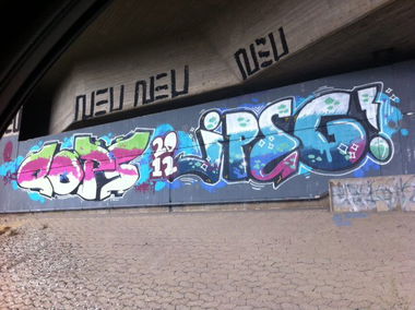 Graffiti Wall in Ratingen - Photo by Doedelup - cops, jpeg