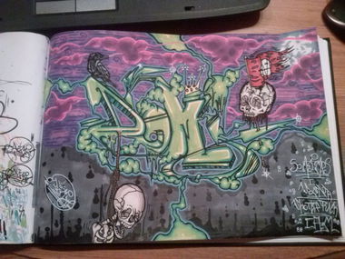 Graffiti Sketch - Photo by Domj