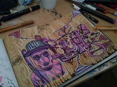 Graffiti Sketch - Photo by Domj