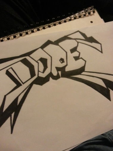 Graffiti Sketch in Berlin - Photo by Don - Dope, Shit, Sketch (2013)