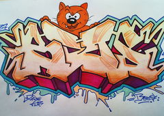 Graffiti Sketch - Photo by DonroSNP (2025)