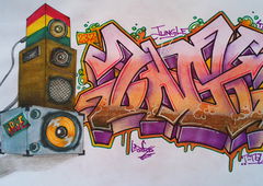 Graffiti Sketch - Photo by DonroSNP (2025)