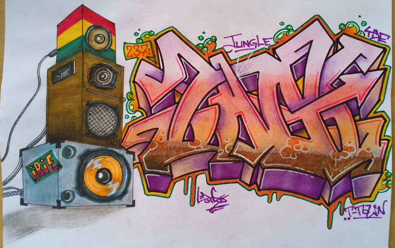 Graffiti Sketch - Photo by DonroSNP (2025)