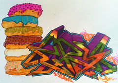 Graffiti Sketch - Photo by DonroSNP (2025)