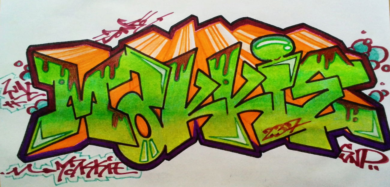 Graffiti Sketch - Photo by DonroSNP (2025)