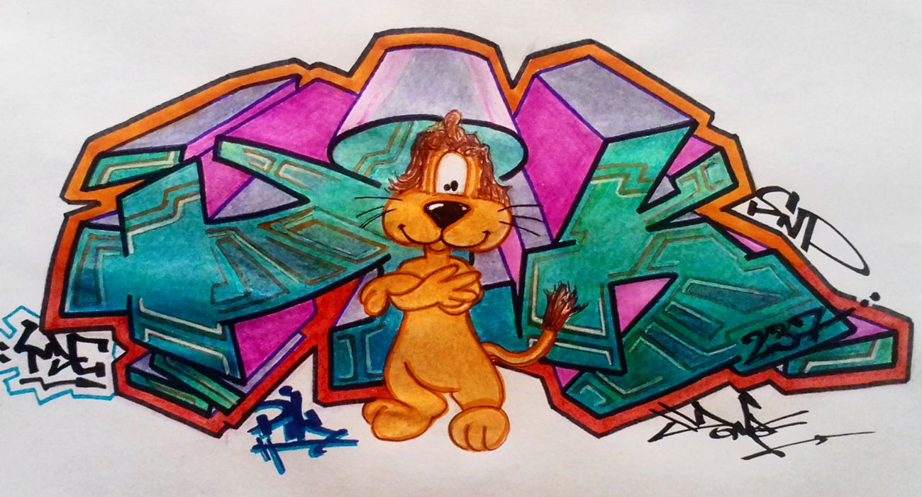 Graffiti Sketch - Photo by DonroSNP (2026)