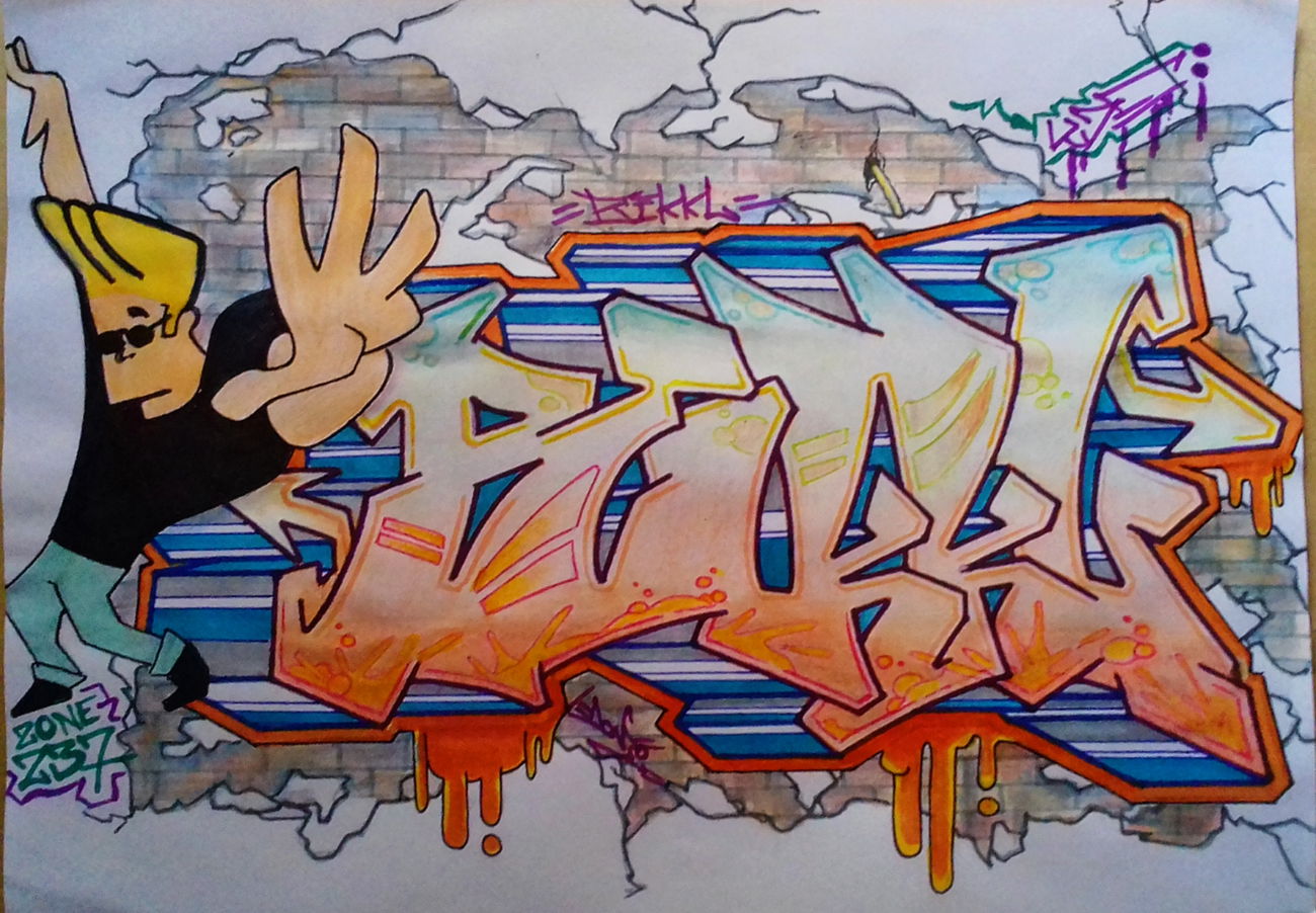Graffiti Sketch - Photo by DonroSNP (2025)