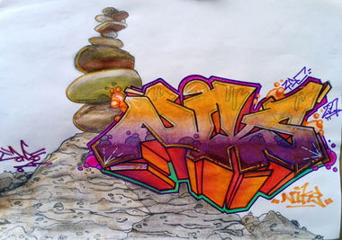 Graffiti Sketch - Photo by DonroSNP (2025)
