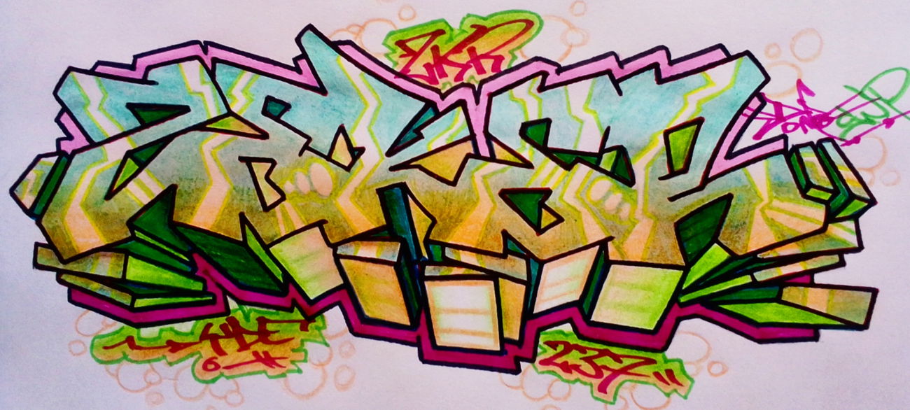 Graffiti Sketch - Photo by DonroSNP (2026)