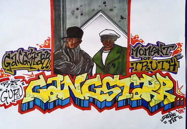 Graffiti Sketch - Photo by DonroSNP - hiphop, gangstarr (2025)