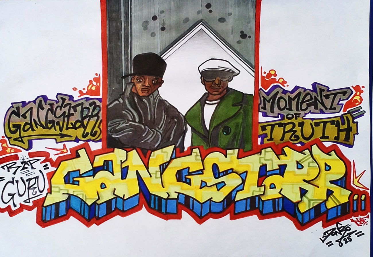 Graffiti Sketch - Photo by DonroSNP - hiphop, gangstarr (2025)