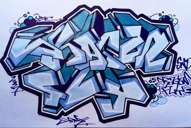 Graffiti Sketch - Photo by DonroSNP (2025)